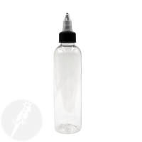 Clear Plastic Empty Ink Bottles - Mavis Bush Tattoo Supplies