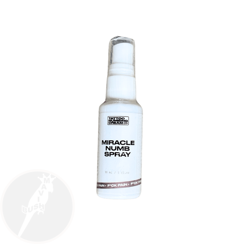 Miracle Numb Spray - Mavis Bush Tattoo Supplies