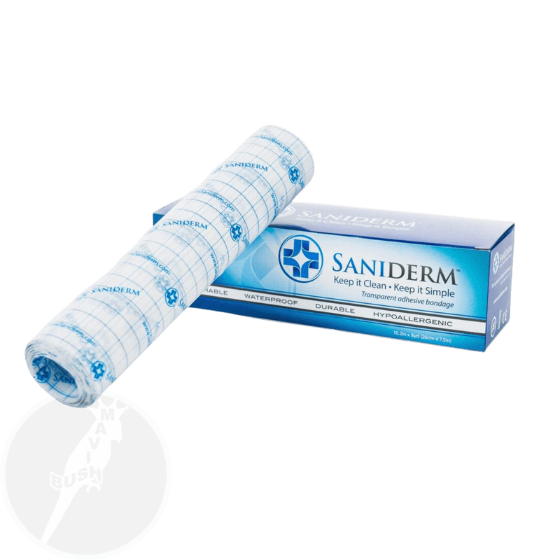 Saniderm Professional Tattoo Aftercare Bandage 10.2” x 8 yard (26cm x 7.5m) - Mavis Bush Tattoo Supplies