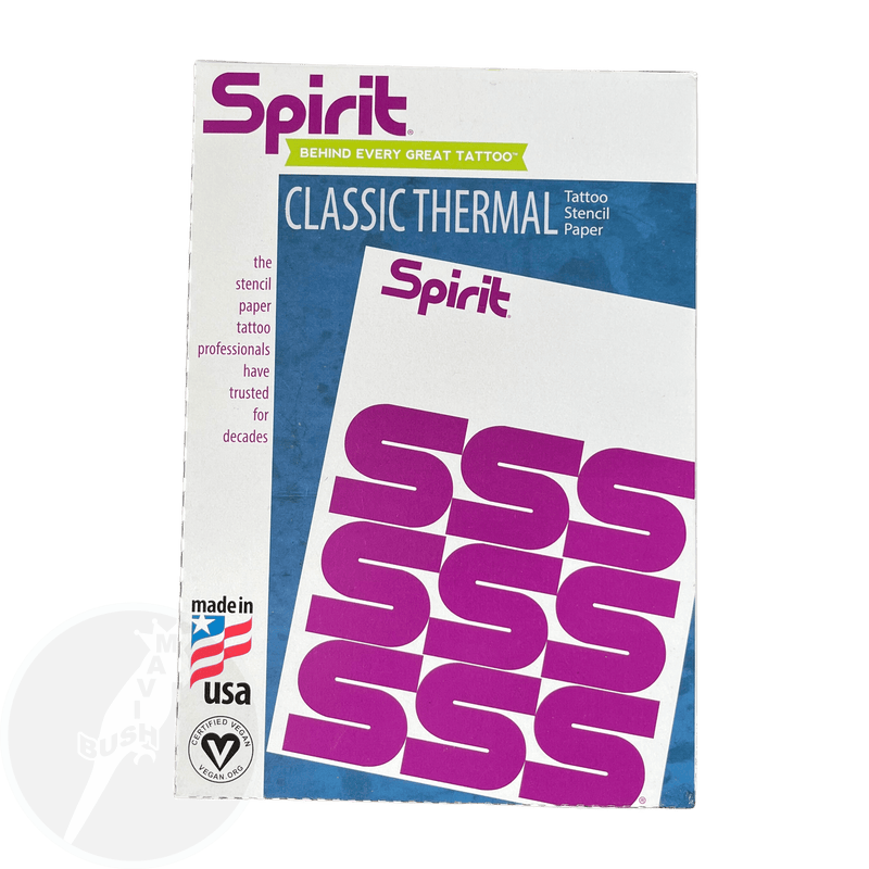 Spirit Classic Thermal Tattoo Paper A4 - 100 Sheets - Mavis Bush Tattoo Supplies