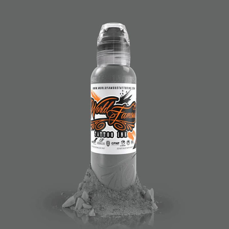 World Famous - Earthtone Battership Grey 1oz(30ml) - Mavis Bush Tattoo Supplies