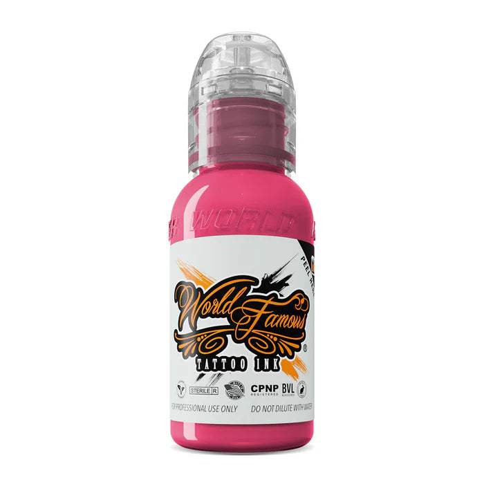 World Famous Bali Pink 1oz (30ml) - Mavis Bush Tattoo Supplies