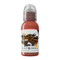 World Famous Skintone Mars Sand Red Ink 1oz (30ml) - Mavis Bush Tattoo Supplies