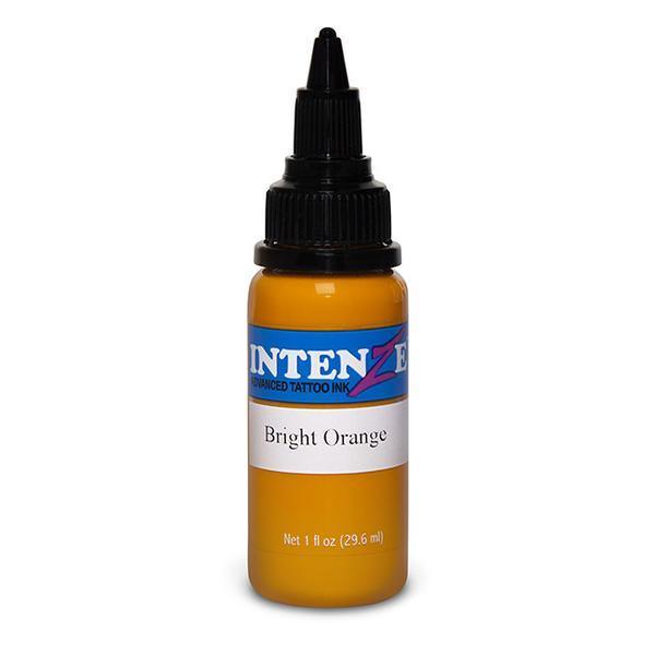 Intenze bright orange tattoo ink bright and sunny with a yellow tint