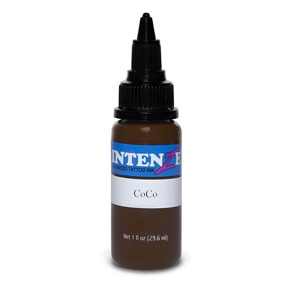 intenze coco tattoo ink color warm chocolate brown
