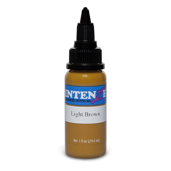 Intenze light brown tattoo ink color skin tones gold effects