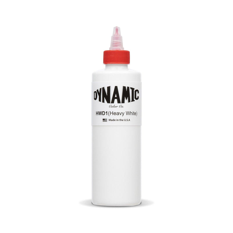 Dynamic Heavy White 1oz (30ml) - Mavis Bush Tattoo Supplies