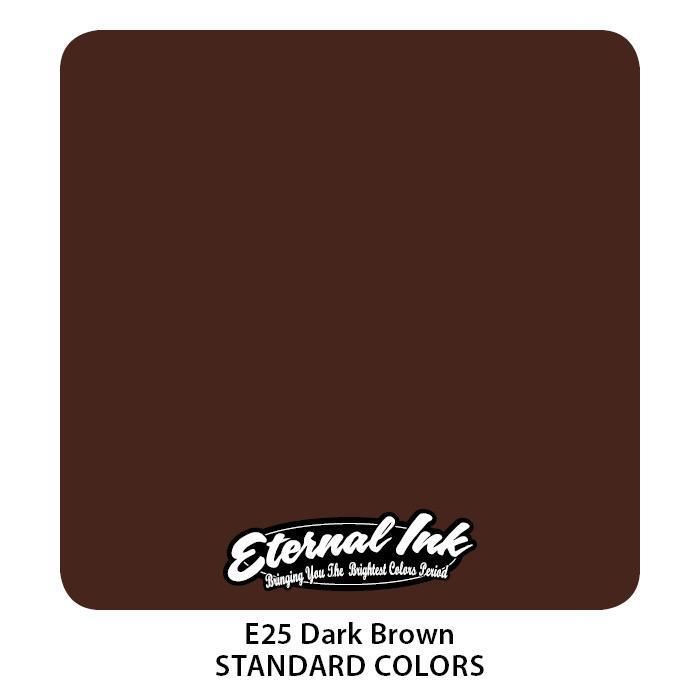 Eternal Dark Brown 2oz (60ml) - Mavis Bush Tattoo Supplies