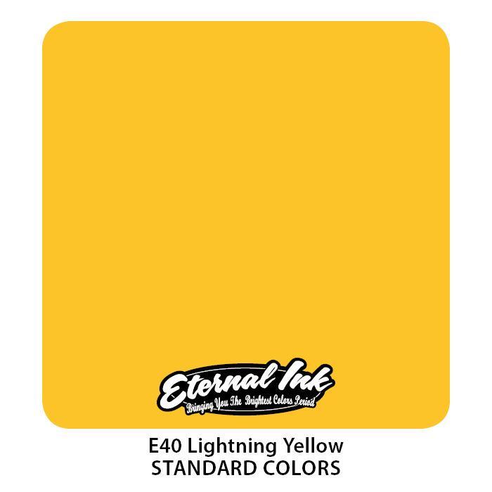 Eternal Lightening Yellow 2oz (60ml) - Mavis Bush Tattoo Supplies