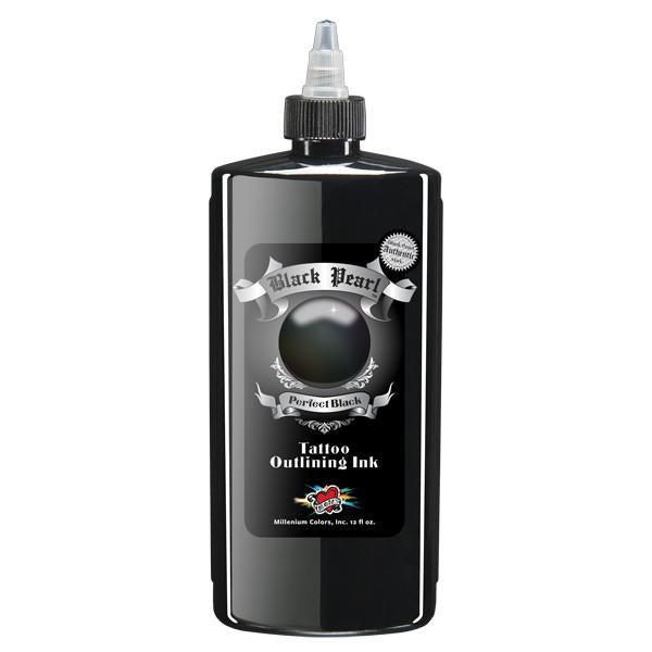 Inks MOMs Millennium Black Pearl Liner 12oz (360ml) - Mavis Bush Tattoo Supplies