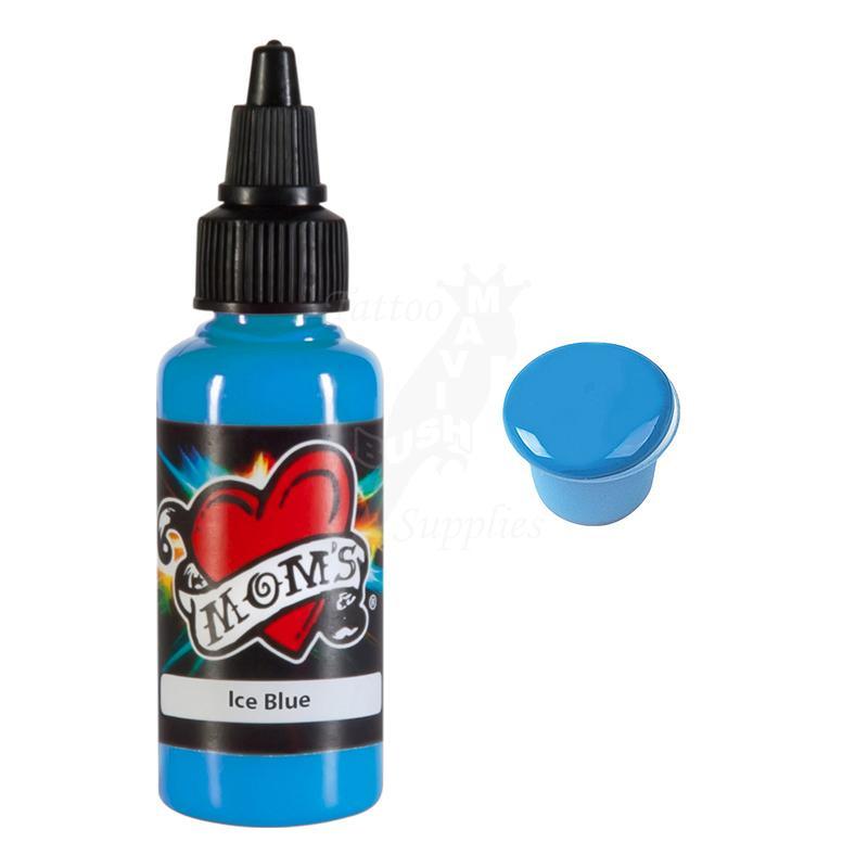 Inks MOMs Millennium Ice Blue 2oz (60ml) - Mavis Bush Tattoo Supplies