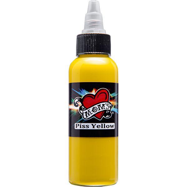 Inks MOMs Millennium Piss Yellow 2oz (60ml) - Mavis Bush Tattoo Supplies