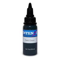 Intenze Tattoo Ink - Dark Green 1oz(30ml) - Mavis Bush Tattoo Supplies
