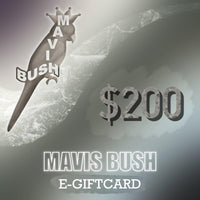 Mavis Bush e-Gift Card $200, only can be purchased online, birthday cards,Chirstmas cards