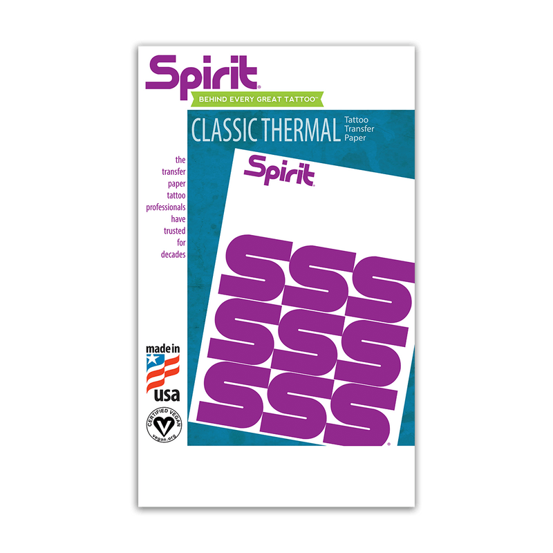 Spirit Classic Thermal Tattoo Paper A4 Long, 100 Sheets - Mavis Bush Tattoo Supplies