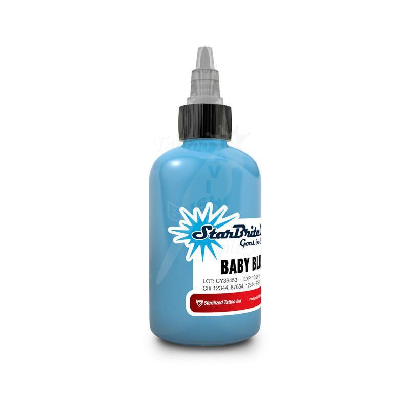 Tattoo Ink StarBrite Baby Blue - Mavis Bush Tattoo Supplies