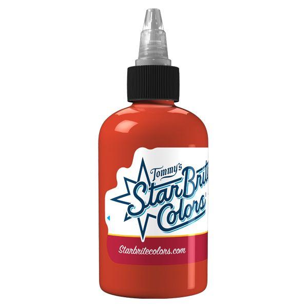 Tattoo Ink StarBrite Fire Orange 2oz (60ml) Clearance - Mavis Bush Tattoo Supplies