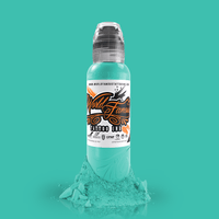 World Famous - Primary #2 Bahama Blue 1oz(30ml) - Mavis Bush Tattoo Supplies